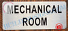 Mechanical Room Signage