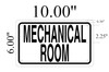 Mechanical Room Sign