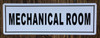 Mechanical Room Signage