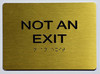 NOT AN EXIT - GOLD The sensation line