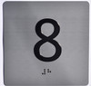 elevator floor number sign