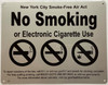 NYC NO SMOKING OR ELECTRONIC CIGARETTES