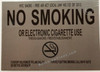 NYC NO SMOKING OR ELECTRONIC CIGARETTES Signage -The Poo Line