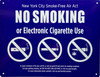 NYC NO SMOKING OR ELECTRONIC CIGARETTES  FOR RESTURANTS