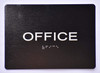 Office Door Sign -Black The Sensation line
