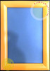 Orange Poster Safety Frame Inches, snap Safety Frame, Outdoor Poster Display Unit