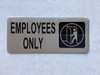 EMPLOYEE ONLY  Safety Sign -The Mont argent line.