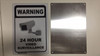 WARNING 24 HOUR VIDEO SURVEILLANCE SIGN