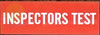 Inspectors Test Sticker