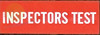 Inspectors Test Sticker