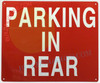 Parking in Rear
