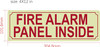 Photoluminescent FIRE ALARM PANEL INSIDE Signage/GLOW IN THE DARK FIRE ALARM PANEL INSIDE Signage
