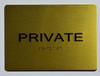 Private Sign - Gold The Sensation line