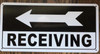 Receiving Left Arrow Signs
