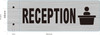 RECEPTION  Safety Sign -Two-Sided/Double sided Projecting, Corridor and Hallway  Safety Sign -The Hallway Line