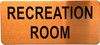 RECREATION ROOM SIGN - The Gold Mountain Line