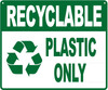 Recyclable Plastic Only