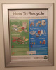 Recycles Notice Poster Frame