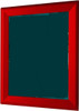 Red Aluminum Front Load Snap Poster/Picture Certificate  Compliance Frame, Red, Wall Mounting, Portrait And Landscape Mode, Easy Installation, Anti-Glare, Pvc Cover, Lightweight