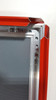 Red Snap Poster  Compliance Frame Heavy Duty !!! / Picture  Compliance Frame/Notice  Compliance Frame Front Load Easy Open Snap  Compliance Frame Heavy Duty !!!