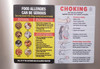 Restaurant Choking Magnet  and Restaurant Food Allergies Magnet Poster Magnet s)
