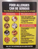Restaurant Food Allergies  Safety Sign - Restaurant food allergies poster