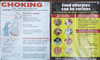 Restaurant safety Signage- choking Signage + FOOD Allergy Signage