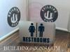Restroom Projection  Commercial Sign - Restroom Hallway  Commercial Sign )-Especatadora Line