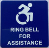 RING BELL FOR ASSISTANCE SIGN