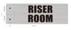 Riser Room  Compliance Sign -Two-Sided/Double Sided Projecting, Corridor and Hallway  Compliance Sign -The Hallway Line