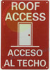ROOF Access Bilingual English/Spanish  Signage
