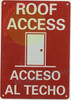 ROOF Access Bilingual English/Spanish  Compliance Sign