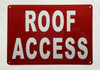 ROOF ACCESS COMPLIANCE  Compliance Sign