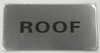 Roof Floor  Signage -The Mont Argent Line.
