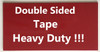 Please Keep Door Closed  Color White - with Double Side Tape  Compliance Sign