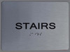 Stairs  Safety Sign -Tactile Touch Braille  Safety Sign The Sensation line
