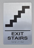 Stairs  Signage -Tactile Touch Braille  Signage The Sensation line
