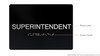 Superintendent  Safety Sign -Black The Sensation line