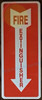 Fire Extinguisher Arrow Down Sicker