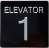 elevator number 1 jamb plate
