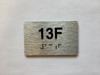 Apartment Number Safety Sign Unit 13F