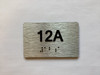Apartment Number unit 12A Compliance Sign