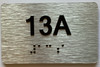 Apartment Number unit 13A Sign