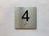 Elevator Floor Number / Elevator Jamb Plate 4 Safety Sign