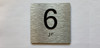 Elevator Floor Number / Elevator Jamb Plate 6 Safety Sign