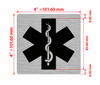 Elevator Jamb Plate STAR OF LIFE Ada Sign