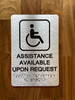 Assistance Available Upon Request Safety Sign