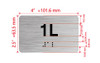 APT# 1L SILVER Hpd Sign