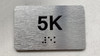 APT# 5K SILVER Compliance Sign
