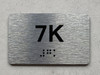 APT# 7K SILVER Compliance Sign
